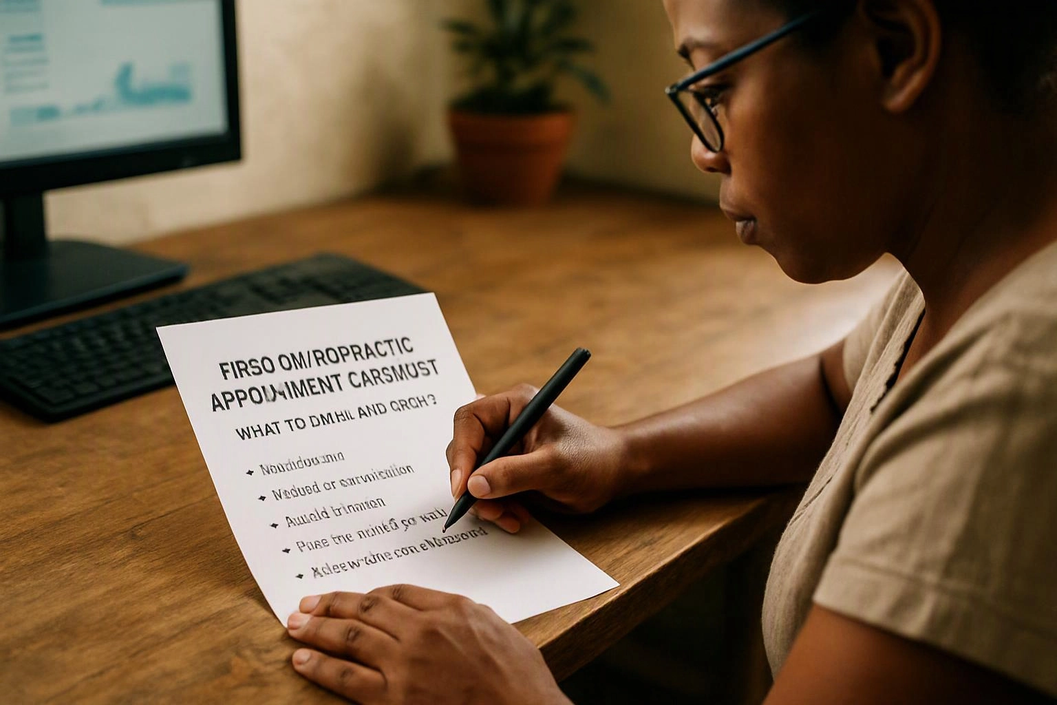 First Chiropractic Appointment Checklist: What to Bring and Expect